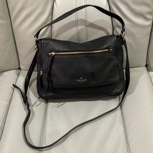 Kate Spade of New York Black 100% Cow Hide Leather Purse.